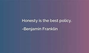 honesty is the best policy